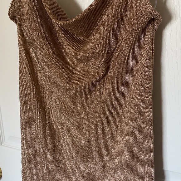 Metallic shimmer Bardot Dress - Picture 3 of 8
